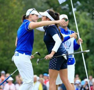 Caroline Masson spielte vier Birdies im Einzel, auf den letzten vier Löchern wollte jedoch keiner mehr fallen. Der halbe Punkt hätte den Sieg gebracht. 