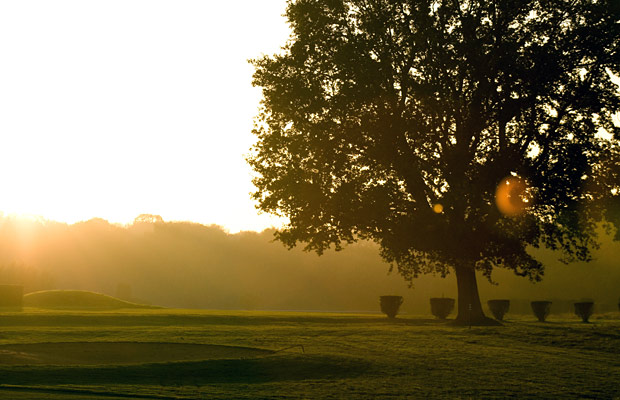 Fairway am Herbstabend